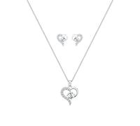 ELLI Parure de bijoux 'Heart' argent, Taille One Size