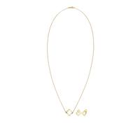 ELLI Parure de bijoux 'Kleeblatt' or, Taille 40