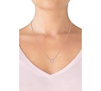 ELLI Parure de bijoux 'Kreis, Kristall' or rose, Taille 45