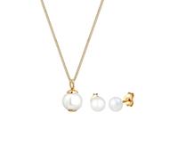 ELLI Parure de bijoux or / blanc perle, Taille One Size