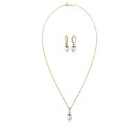 ELLI Parure de bijoux or / blanc, Taille One Size