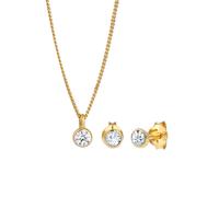 ELLI Parure de bijoux or / transparent, Taille One Size
