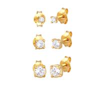 ELLI Parure de bijoux or / transparent, Taille One Size