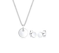Elli Parure de bijoux pour femme Geo Basic Trend en argent sterling 925, 45, Métal