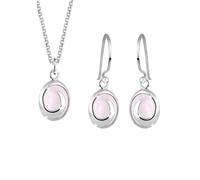 ELLI Parure de bijoux rose / argent, Taille One Size