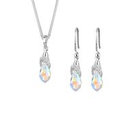 ELLI Parure de bijoux 'Tropfen' argent, Taille One Size