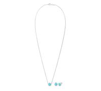 ELLI Parure de bijoux turquoise / argent, Taille One Size