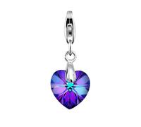 ELLI Pendentif bleu violet / violet clair / argent, Taille One Size