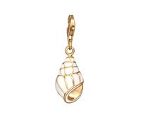 ELLI Pendentif 'Charm' or / blanc, Taille One Size