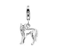 ELLI Pendentif 'Wolf' argent, Taille One Size