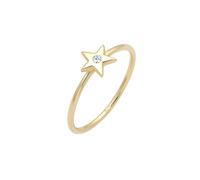 ELLI PREMIUM Bague 'Astro, Sterne' or, Taille 52