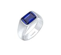ELLI PREMIUM Bague bleu / argent, Taille 58