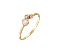 ELLI PREMIUM Bague bleu / or / rose, Taille 54