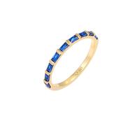 ELLI PREMIUM Bague bleu / or, Taille 56