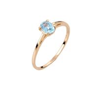 ELLI PREMIUM Bague bleu / or, Taille 56