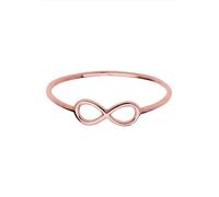 ELLI PREMIUM Bague 'Infinity' or rose, Taille 56