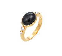 ELLI PREMIUM Bague noir, Taille 54