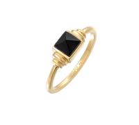 ELLI PREMIUM Bague or / noir, Taille 54