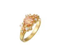 ELLI PREMIUM Bague or / orange / blanc, Taille 58