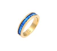 ELLI PREMIUM Bague 'Saphire' bleu / or, Taille 58