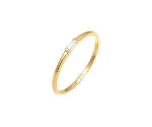 ELLI PREMIUM Bague 'Topas' jaune d'or, Taille 58