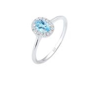 ELLI PREMIUM Bague turquoise / argent, Taille 56