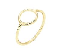 Elli PREMIUM - Bagues statement Femme - 9_k_(375) Or jaune - Taille 52 - 0610791915_52