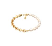 ELLI PREMIUM Bijoux de pied or / blanc perle, Taille 22