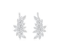 Elli PREMIUM - Boucles d'oreilles - Argent 925 - Fleur - Cristal - 0312462316