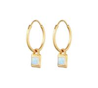 ELLI PREMIUM Boucles d'oreilles bleu / jaune d'or / or, Taille One Size