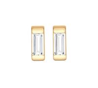 ELLI PREMIUM Boucles d'oreilles 'Geo' or / blanc, Taille One Size