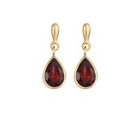ELLI PREMIUM Boucles d'oreilles or / rouge, Taille One Size