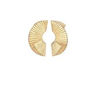 ELLI PREMIUM Boucles d'oreilles 'Organic' or, Taille One Size
