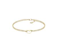 ELLI PREMIUM Bracelet 'Herz' or, Taille 20