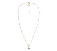 ELLI PREMIUM Chaîne 'Geburtsstein Dezember' turquoise / or, Taille 45
