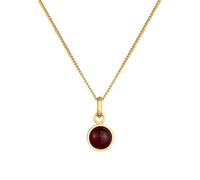 ELLI PREMIUM Chaîne or / bourgogne, Taille 45