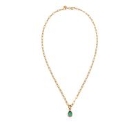 ELLI PREMIUM Chaîne or / vert, Taille 45