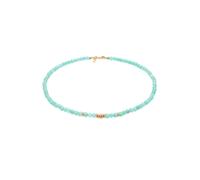ELLI PREMIUM Chaîne turquoise / or, Taille 40