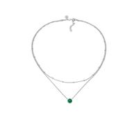 ELLI PREMIUM Chaîne vert / argent, Taille 36