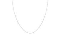 Elli PREMIUM Collier Femme Simple Diamant (0,03 ct.) - (925/1000) Argent
