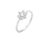 Elli PREMIUM Femme Argent Bague solitaire de fiançailles