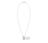 ELLI PREMIUM Parure de bijoux argent / transparent, Taille One Size