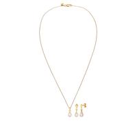 ELLI PREMIUM Parure de bijoux or / blanc perle, Taille One Size