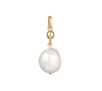 ELLI PREMIUM Pendentif or / blanc perle, Taille One Size