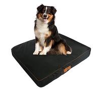 Ellie-Bo Lit Noir pour Chien imperméable en Mousse à mémoire de Forme orthopédique pour Cage/Caisse, X-Large, 122 cm