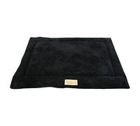 Ellie-Bo Tapis en Polaire Sherpa, Convient pour Cage et Caisse Ellie-Bo de 89 cm, Taille L, Noir