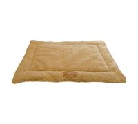 Ellie-Bo Tapis en Polaire Sherpa - Convient pour Cages et Caisses de 76,2 cm, Beige