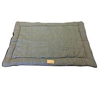 Ellie-Bo Tapis Réversible en Tweed et Fausse Fourrure, pour Chiens et Chiots, Taille xxl, pour Cages et Caisses de 122 cm, Noir