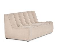 Ellie - canapé 2 places en velours texturé - Beige