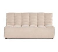 Ellie - canapé 2 places en velours texturé - Beige Beige G